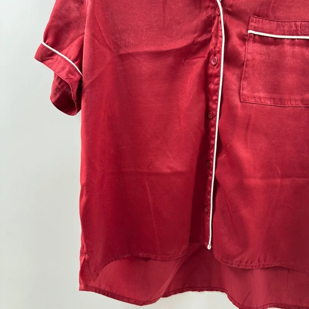 Gilly Hicks Red Satin Pajama Set – Women’s M - Picture 4 of 11